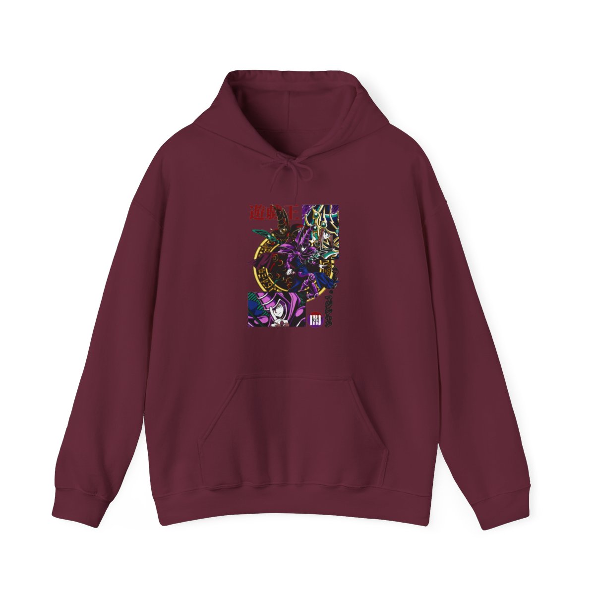 Yu-Gi-Oh Dark Magician Hoodie Duel Monsters Jumper | Yu-Gi-Oh! - alternate angle 3, merchandise