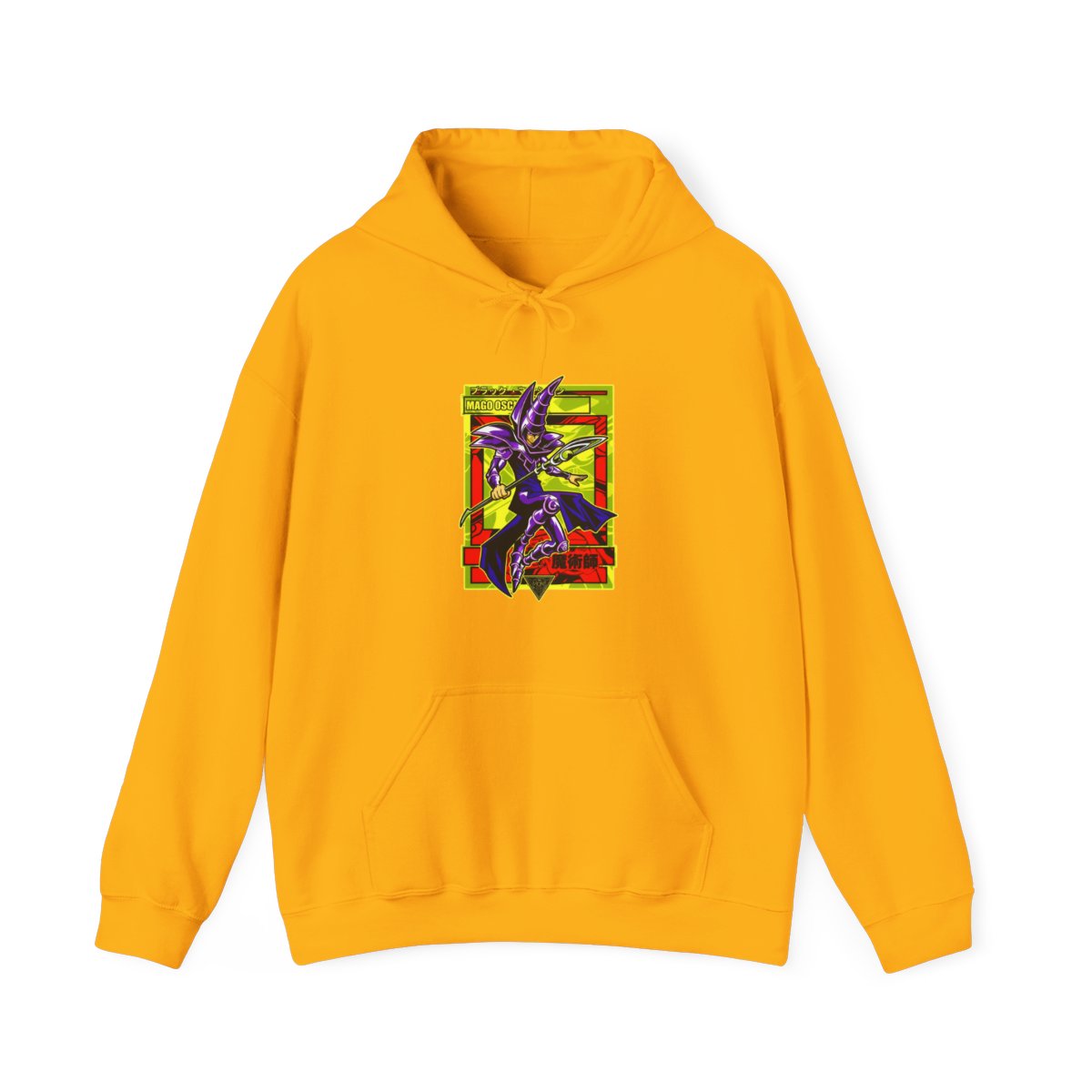 Yu-Gi-Oh Dark Magician Hoodie Classic Spell Jumper | Yu-Gi-Oh! - alternate angle 2, merchandise