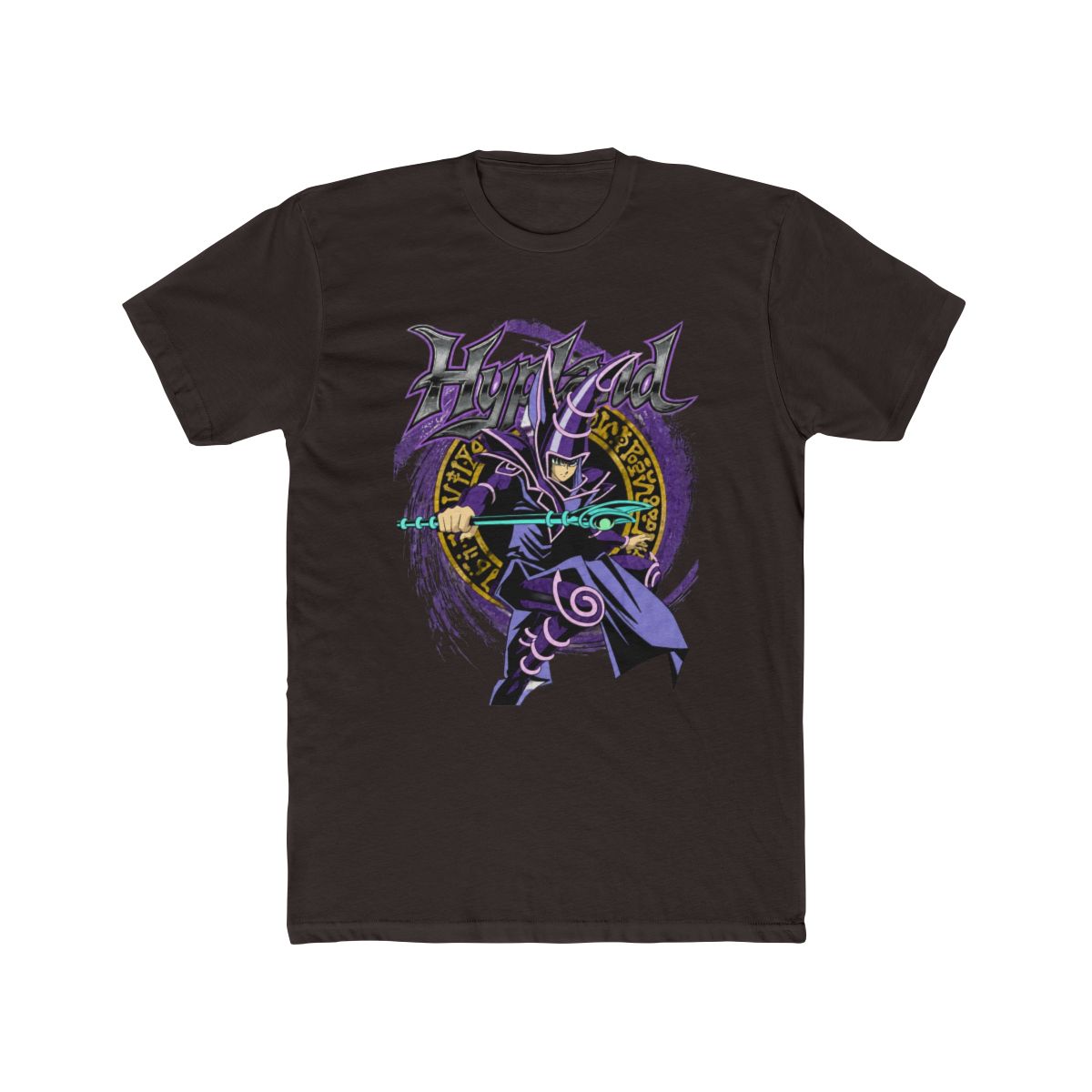 YUGIOH DARK MAGICIAN JUMBO PRINT SHIRT (BLACK) | Yu-Gi-Oh! - alternate angle 2, merchandise