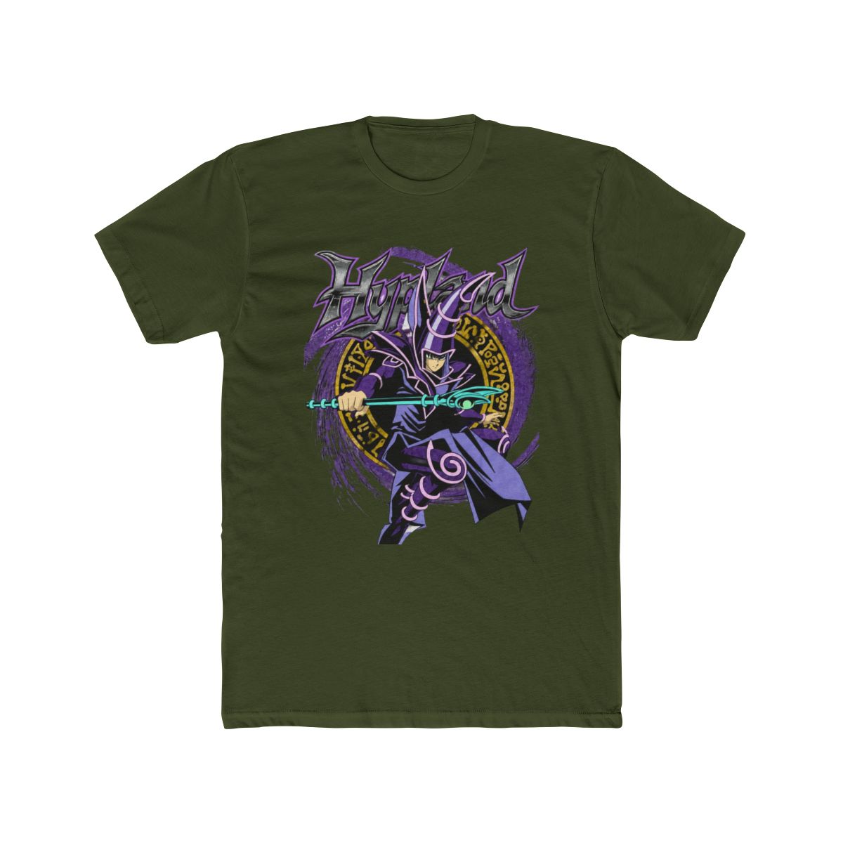 YUGIOH DARK MAGICIAN JUMBO PRINT SHIRT (BLACK) | Yu-Gi-Oh! - alternate angle 4, merchandise