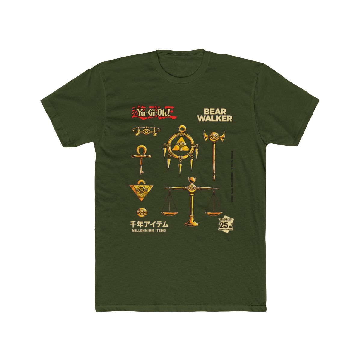 Yu-Gi-Oh! Millennium Item Tee - alternate angle 5, merchandise
