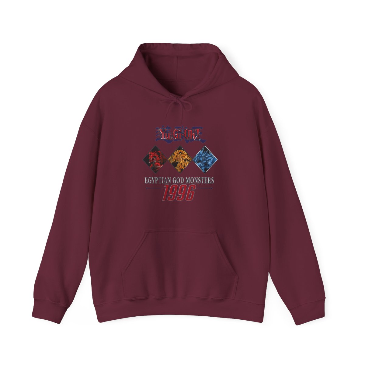 Yu-Gi-Oh! Egyptian God Monsters Hoodie - alternate angle 3, merchandise