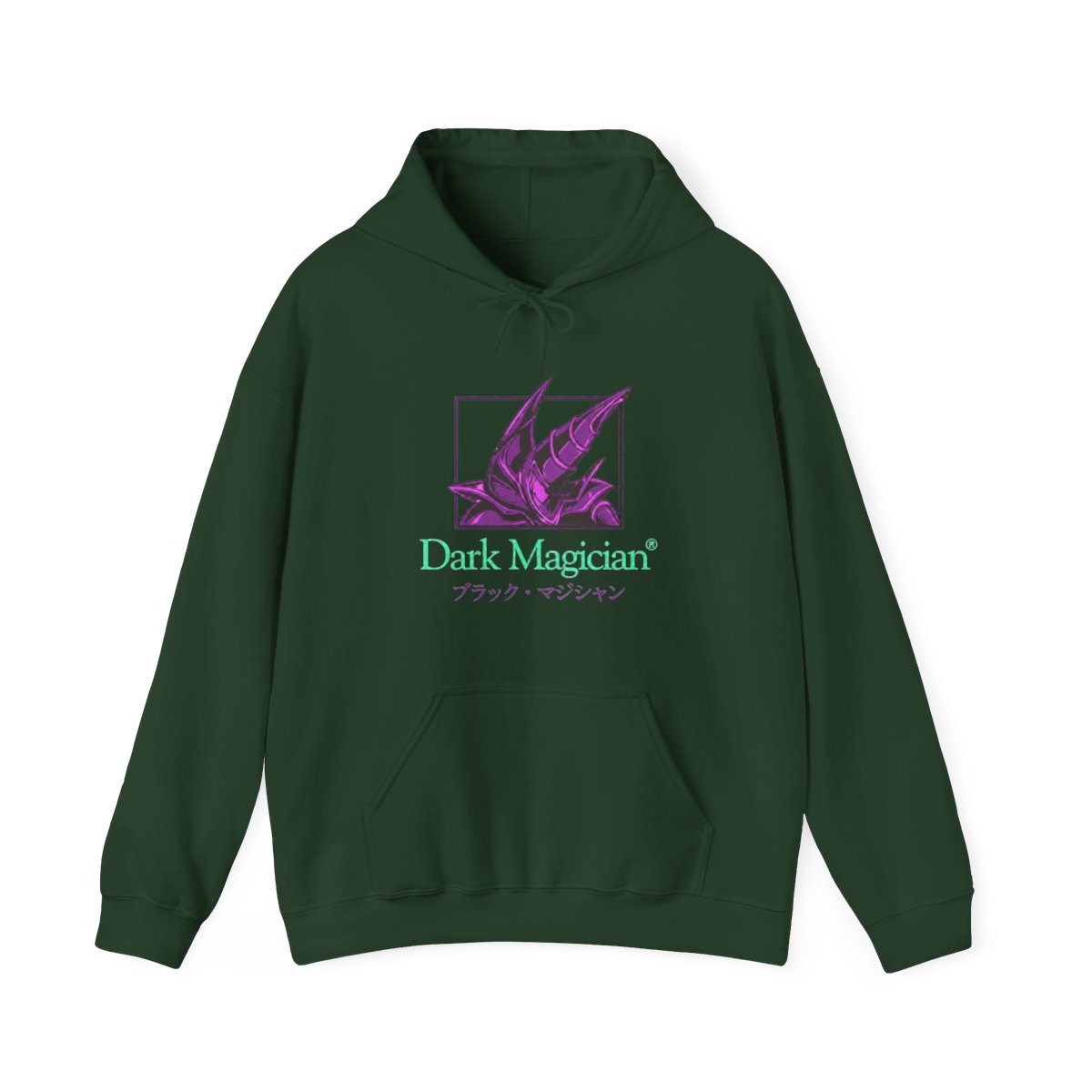 Dark Magician Duel Mode Hoodie - Black | Yu-Gi-Oh! - alternate angle 5, merchandise